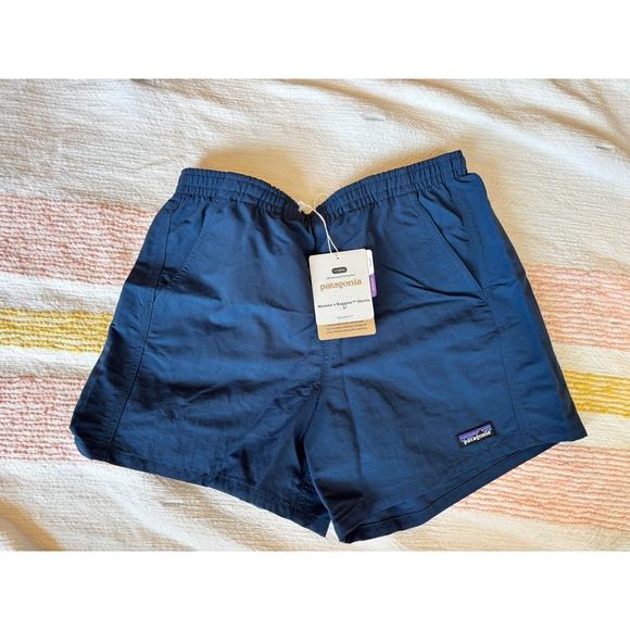 Patagonia Pants - Patagonia Womens Baggies Shorts 5 Inch Tidepool Blue Size Small